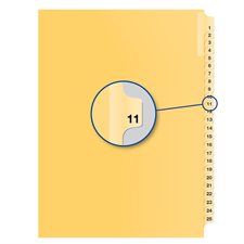 Individual Numerical Litigation Index Dividers